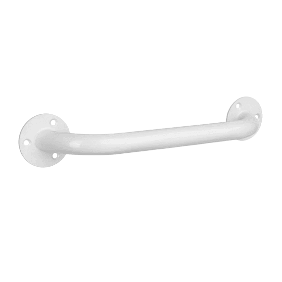 Stödhandtag i vit stål | 45 cm