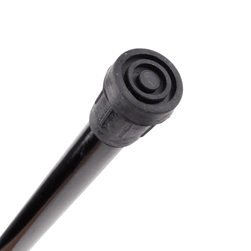 Antique Wooden Cane | Black With Golden Ring