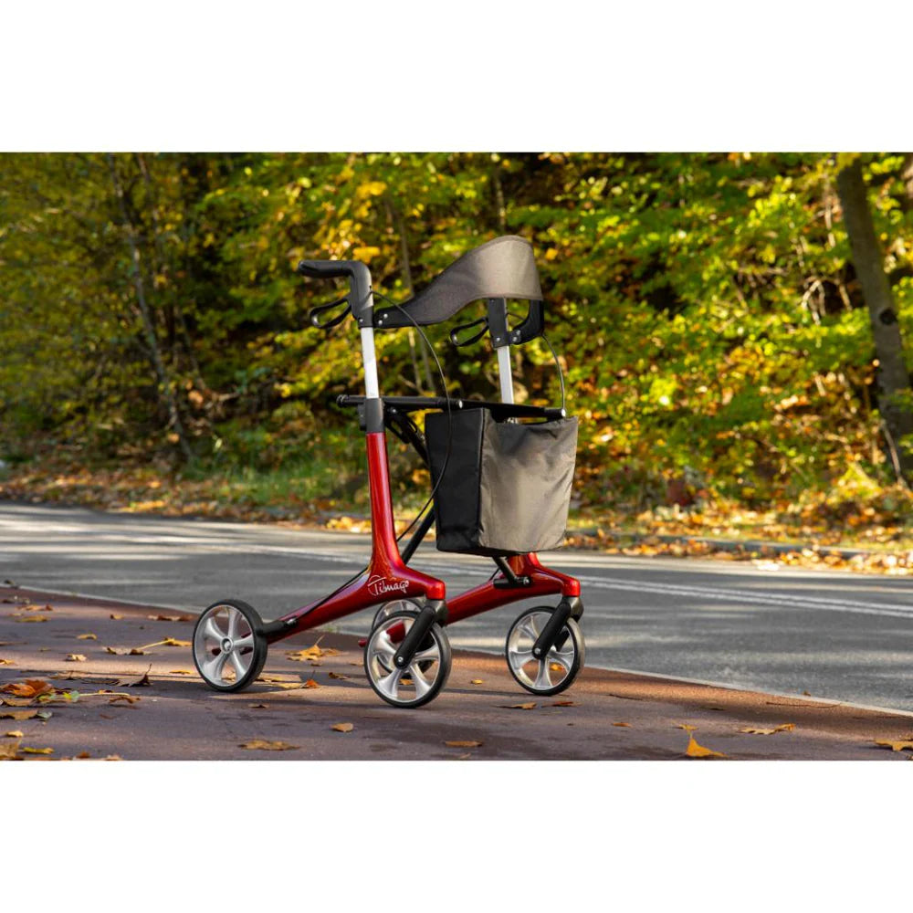 FUTURO RED Kolfiberrollator 5,3 kg | TIMAGO