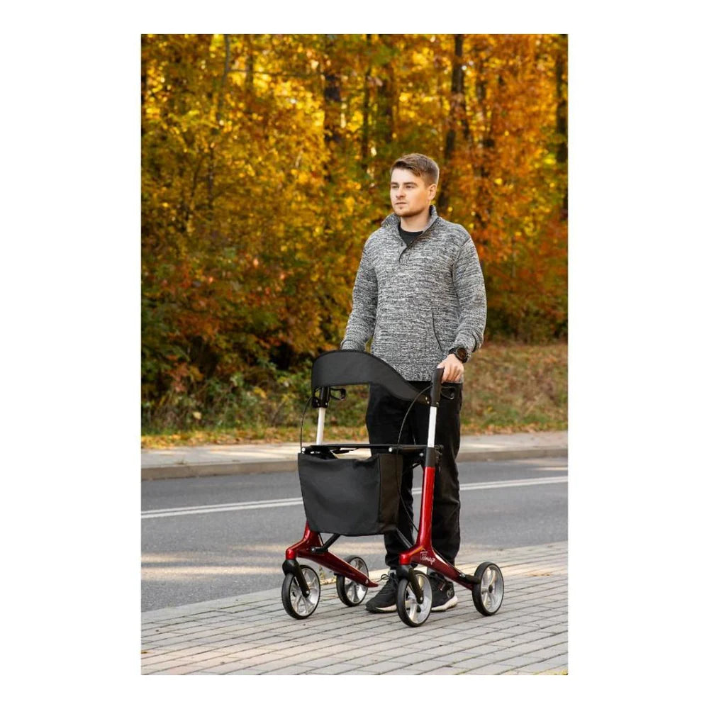 FUTURO RED Kolfiberrollator 5,3 kg | TIMAGO