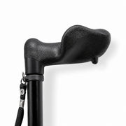 Justerbar ergonomisk käpp | Svart (högerhänt)