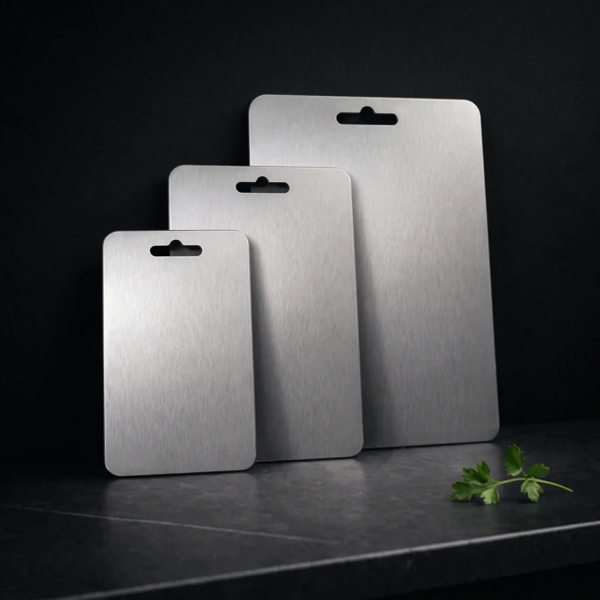 100 % skärbräda i titan 3-pack