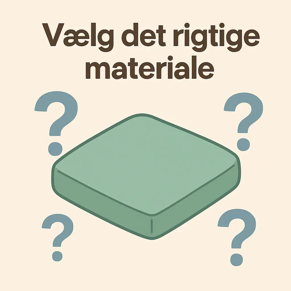Välj rätt material